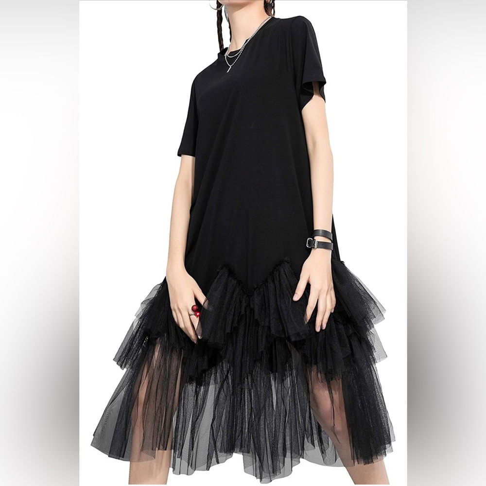 NWT Black T-tshirt tutu